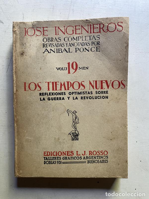 Libros de segunda mano: Los tiempos nuevos - Ingenieros Jose - Foto 1