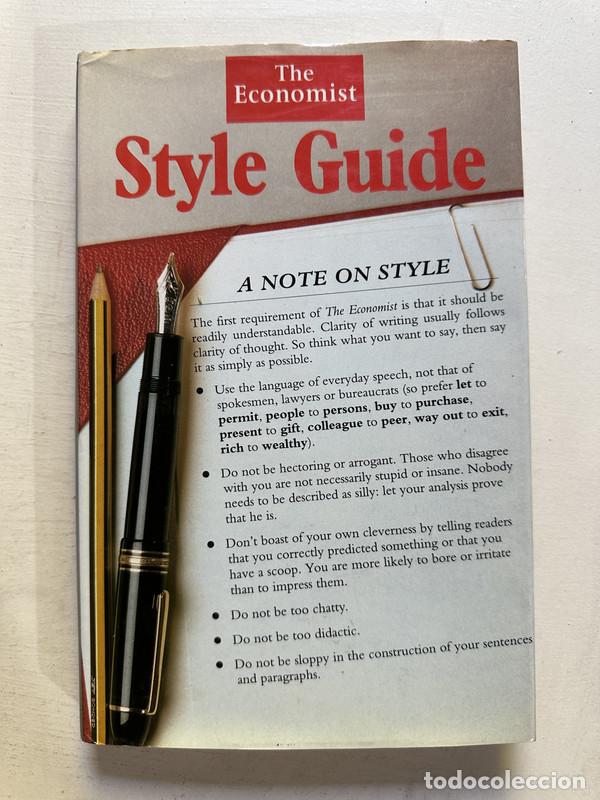 Libros de segunda mano: The Economist Style Guide - a - Foto 1