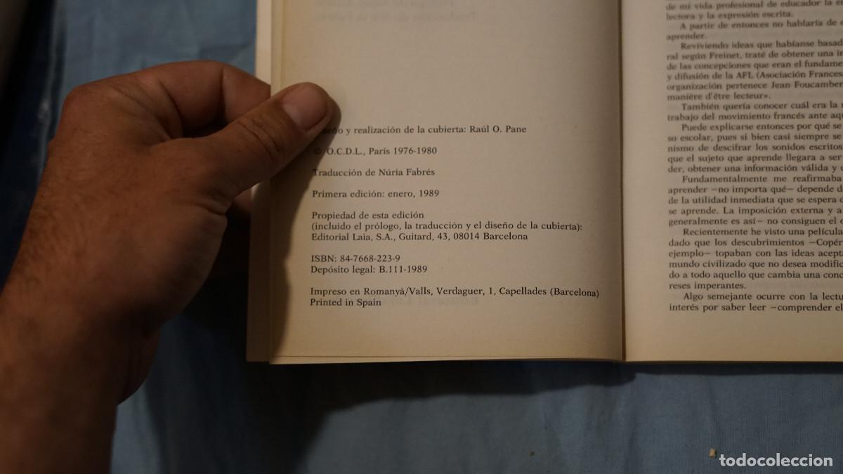 Libros de segunda mano: Jean Foucambert - Como ser lector - Laia 1989 - Foto 2