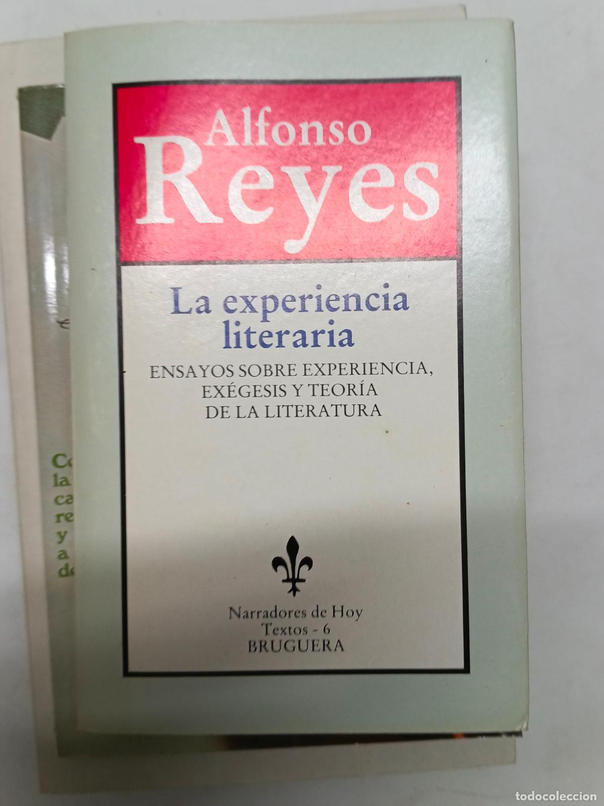 Libros de segunda mano: ALFONSO REYES La experiencia literaria - Foto 1