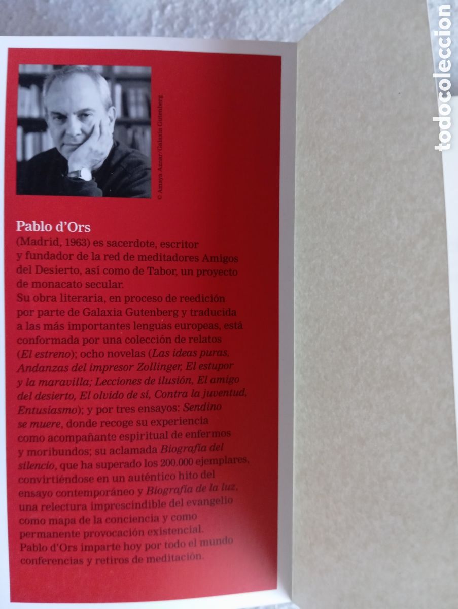 Libros de segunda mano: Libro Biograf&iacute;a del silencio &ndash; de Pablo dOrs - Foto 3