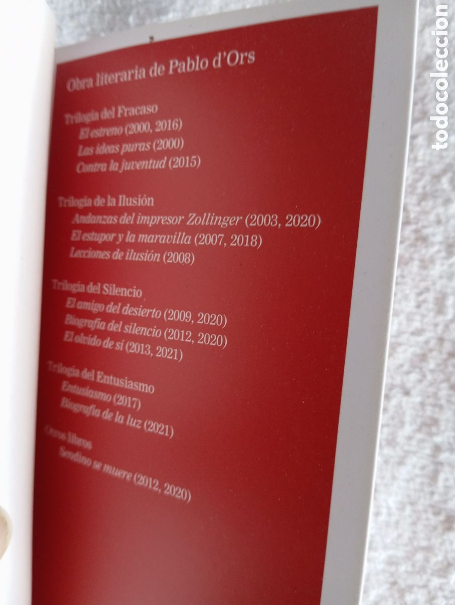 Libros de segunda mano: Libro Biograf&iacute;a del silencio &ndash; de Pablo dOrs - Foto 8