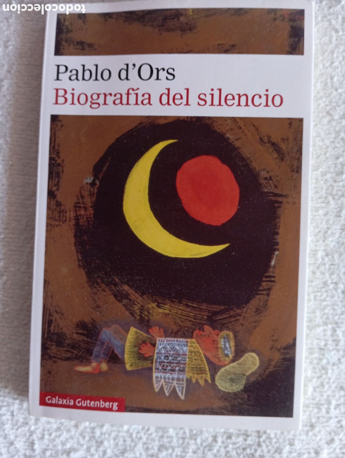 Libros de segunda mano: Libro Biograf&iacute;a del silencio &ndash; de Pablo dOrs - Foto 1