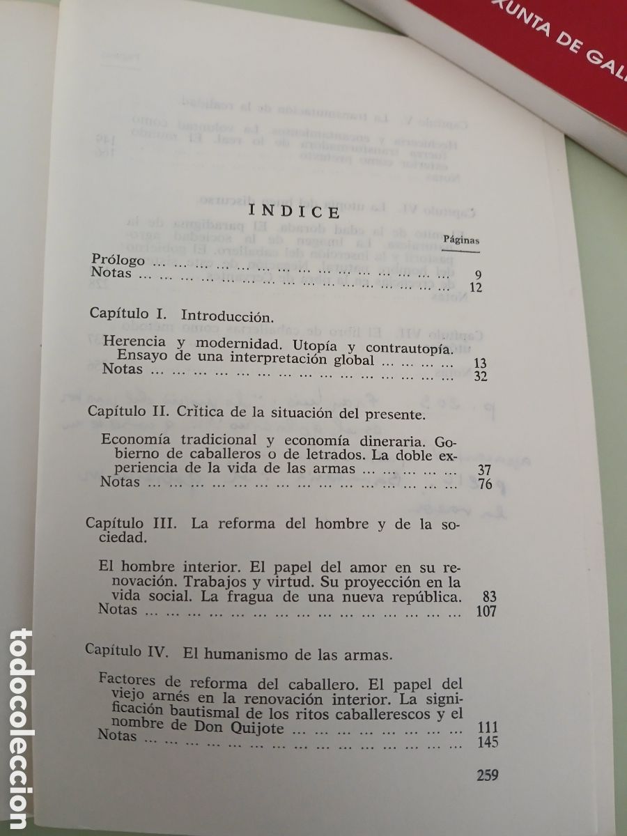 Libros de segunda mano: Utop&iacute;a y contrautop&iacute;a en el Quijote. Jos&eacute; Antonio Maravall. - Foto 4