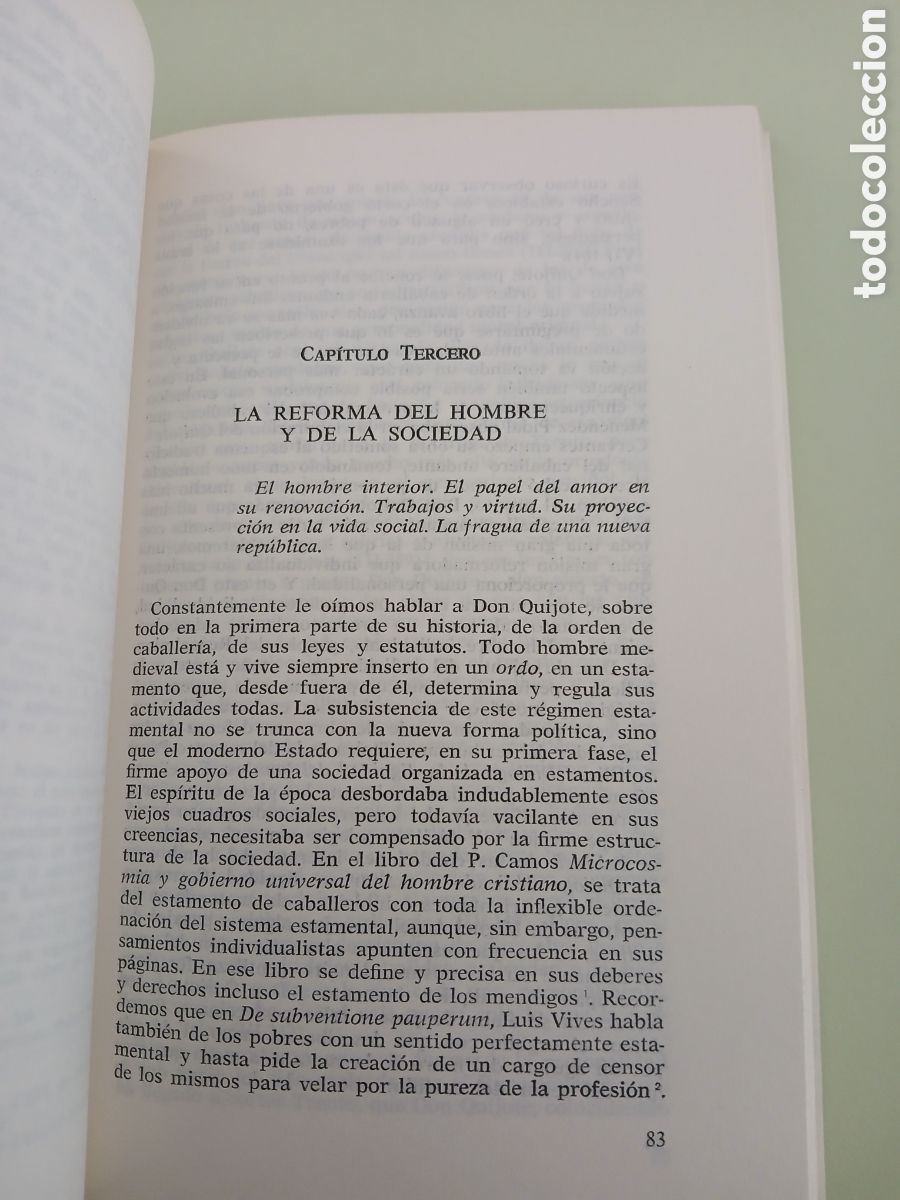 Libros de segunda mano: Utop&iacute;a y contrautop&iacute;a en el Quijote. Jos&eacute; Antonio Maravall. - Foto 8