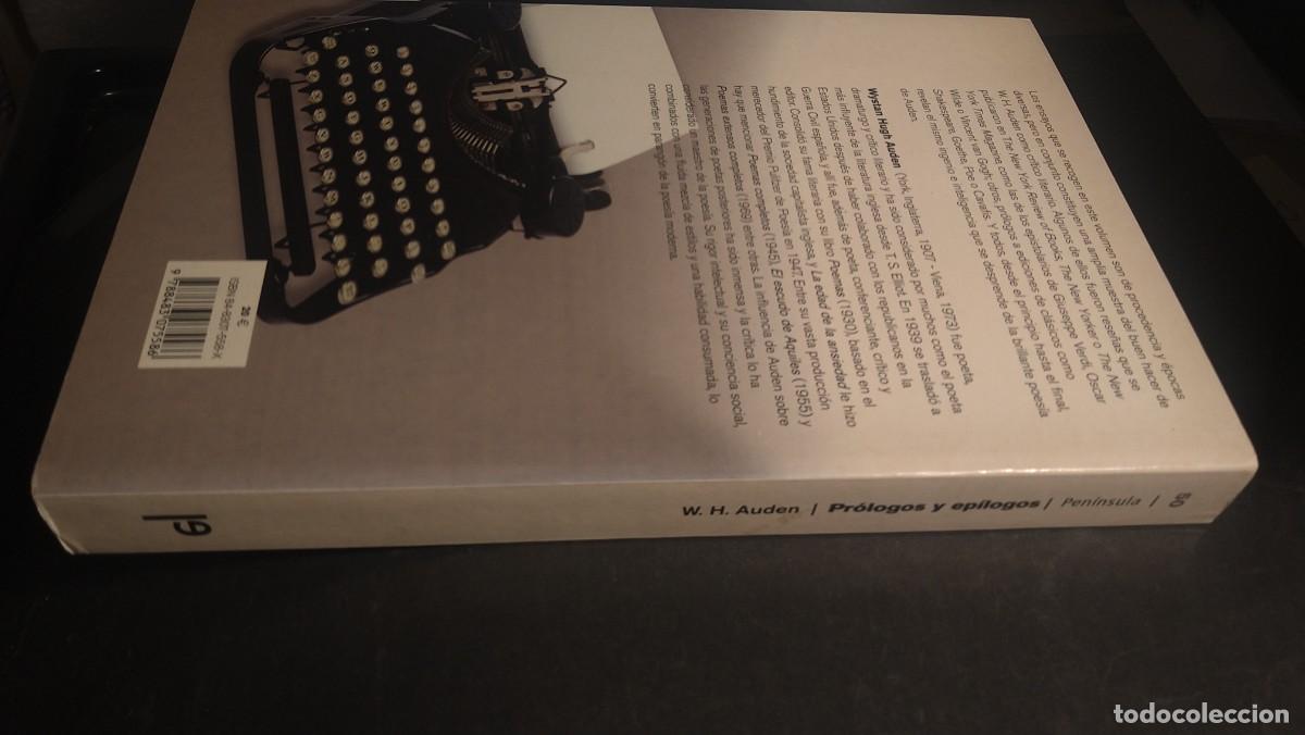 Libros de segunda mano: PR&Oacute;LOGOS Y EP&Iacute;LOGOS - W.H.AUDEN - Foto 3