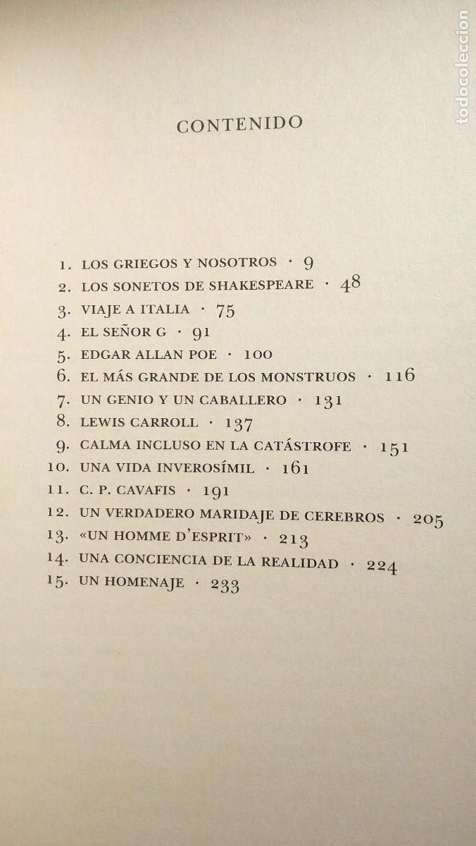 Libros de segunda mano: PR&Oacute;LOGOS Y EP&Iacute;LOGOS - W.H.AUDEN - Foto 5