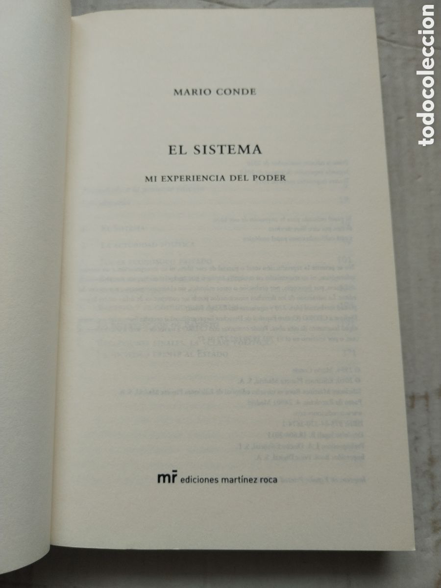 Libros de segunda mano: EL SISTEMA/MARIO CONDE - Foto 2