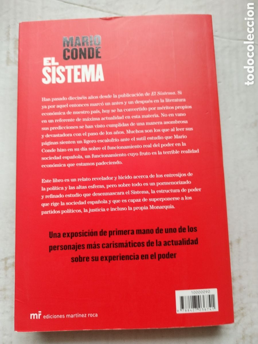 Libros de segunda mano: EL SISTEMA/MARIO CONDE - Foto 3