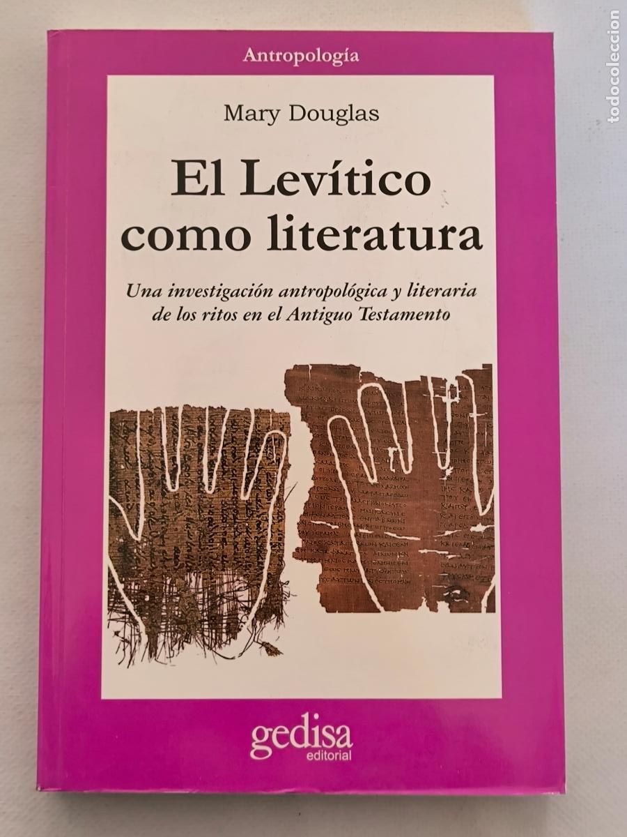 Libros de segunda mano: EL LEVITICO COMO LITERATURA - MARY DOUGLAS - GEDISA (IG*w)