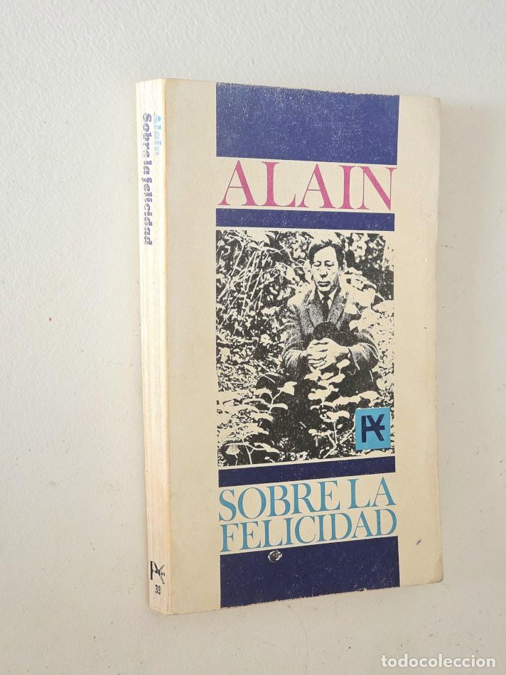Libros de segunda mano: SOBRE LA FELICIDAD - ALAIN - Foto 1