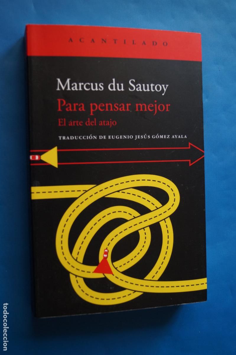 Libros de segunda mano: PARA PENSAR MEJOR. MARCUS DU SAUTOY