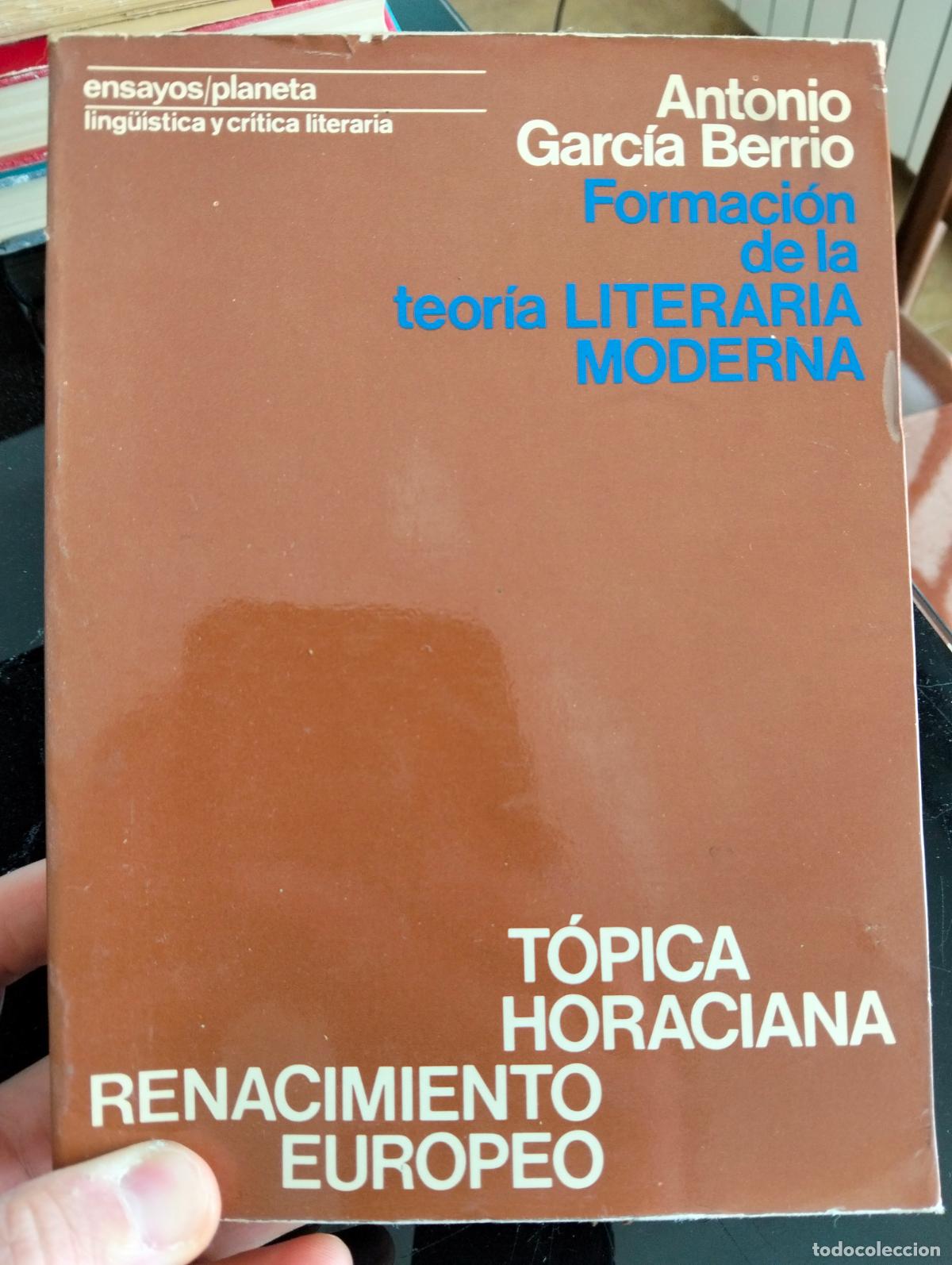 Libros de segunda mano: LInguistica. Formacion de la Teoria Literaria Moderna, A. Garcia, ed.Planeta,1977VISITA CATALOGO L54