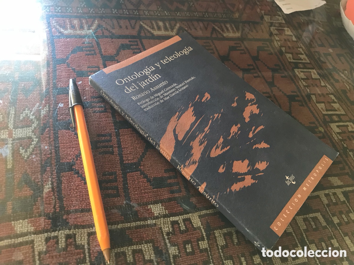 Libros de segunda mano: Ontolog&iacute;a y teleolog&iacute;a del jard&iacute;n. Rosario Assunto. Tecnos. Colecci&oacute;n metr&oacute;polis