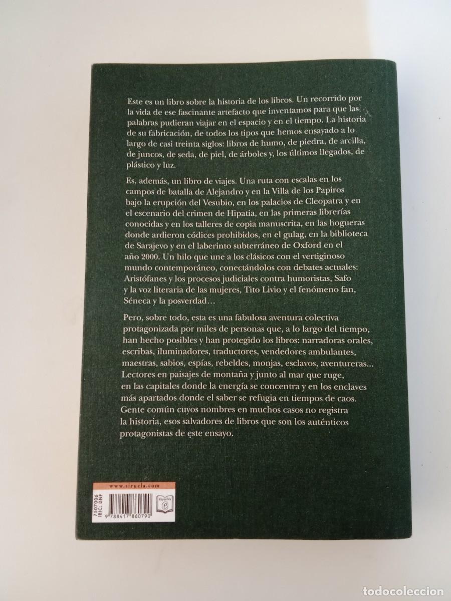 Libros de segunda mano: Irene Vallejo. El infinito en un junco - Foto 3