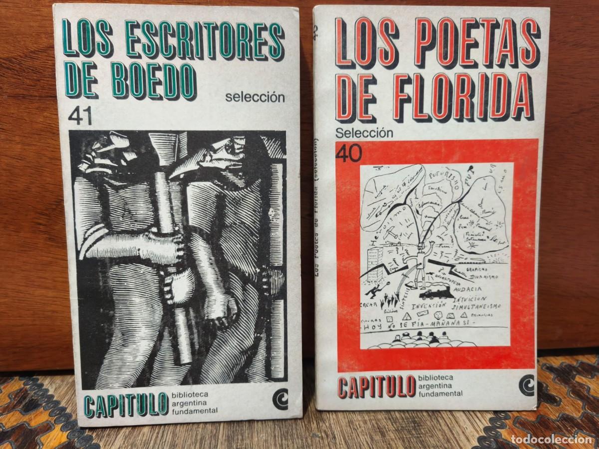 Libros de segunda mano: Lote LOS POETAS DE FLORIDA - LOS POETAS DE BOEDO - &rdquo;Biblioteca Argentina Fundamental&rdquo;