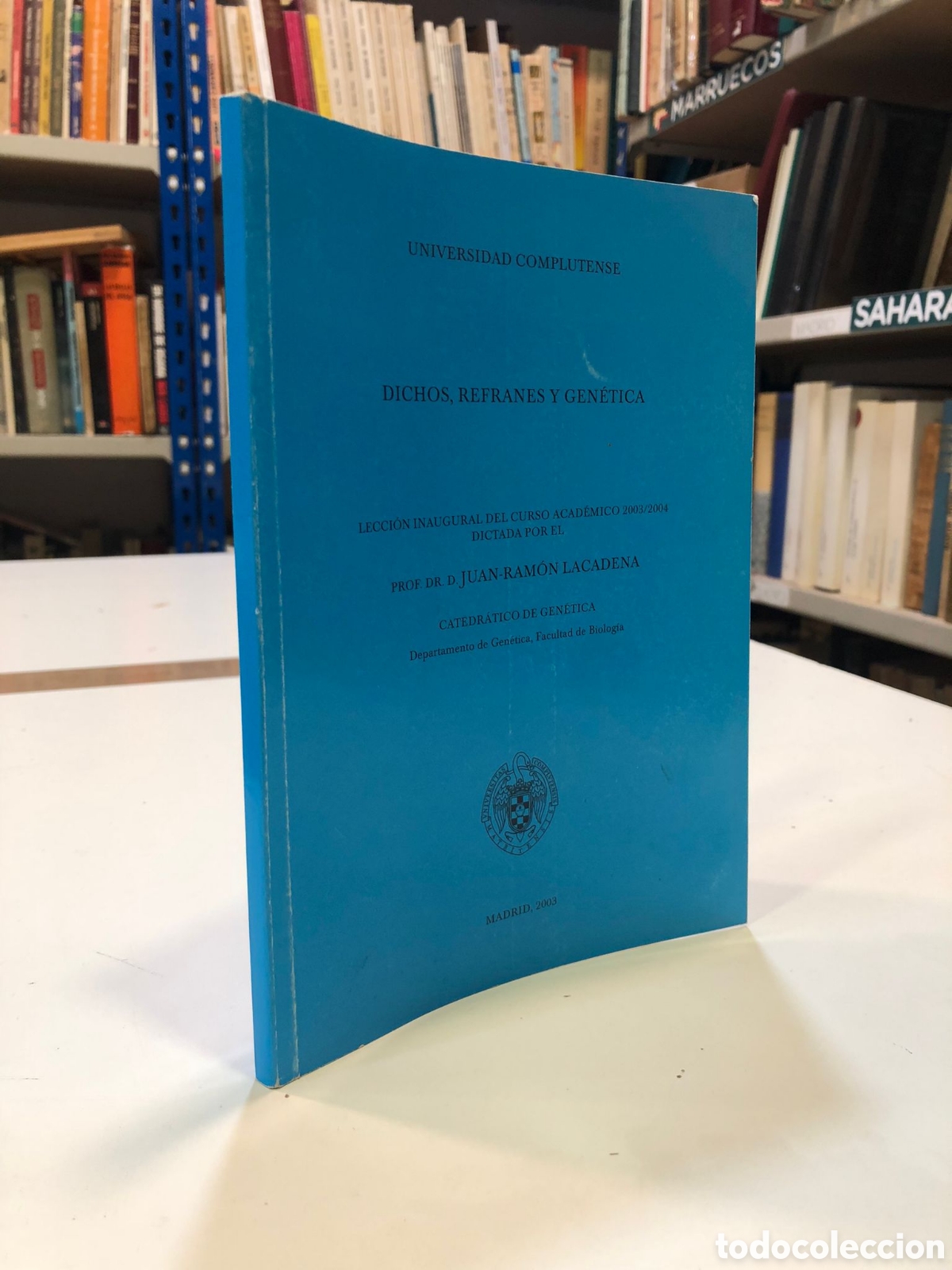Libros de segunda mano: Dichos, refranes y gen&eacute;tica - Juan Ram&oacute;n Lacadena - Foto 1
