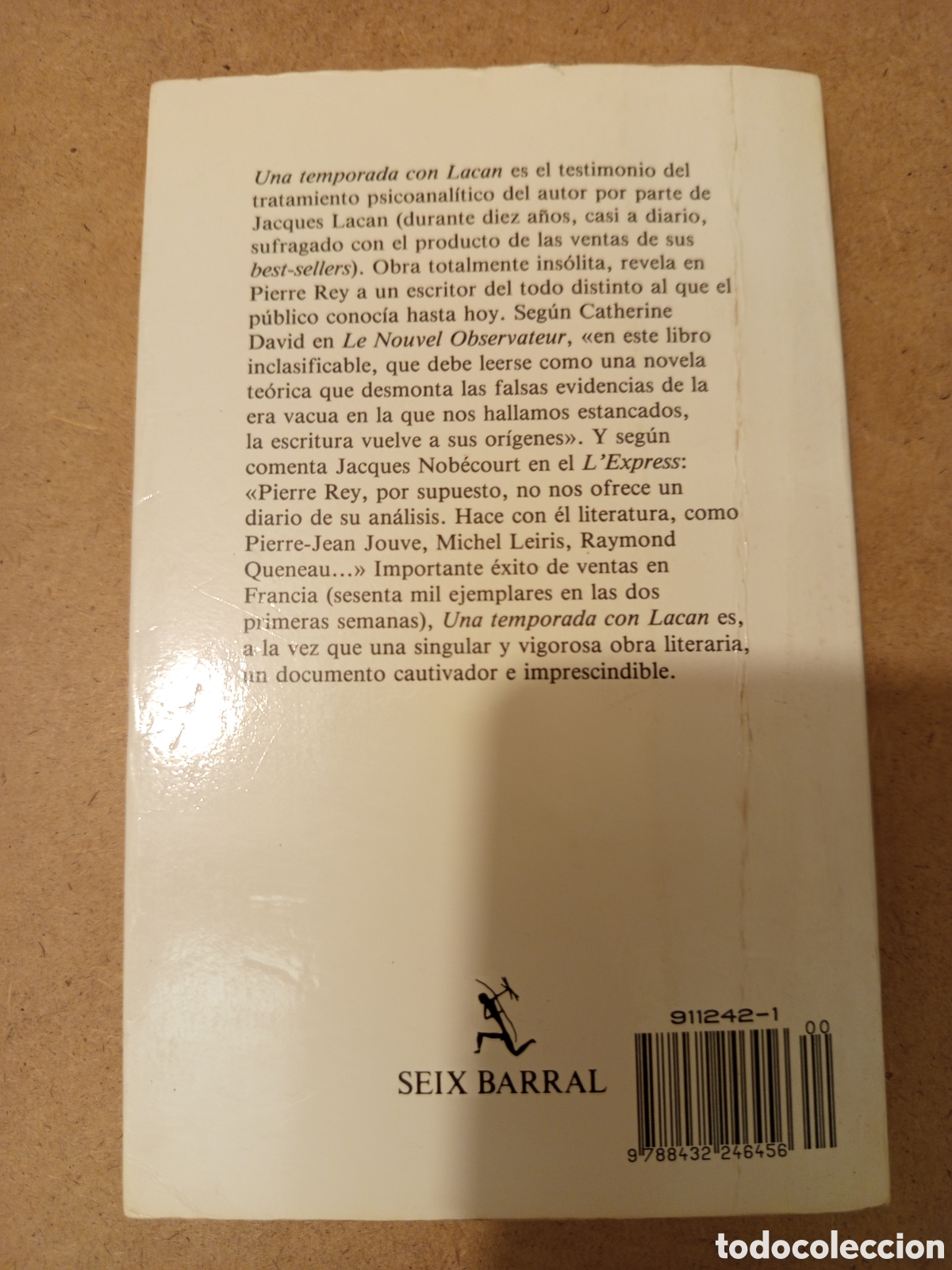 Libros de segunda mano: UNA TEMPORADA CON LACAN (PIERRE REY) - Foto 9