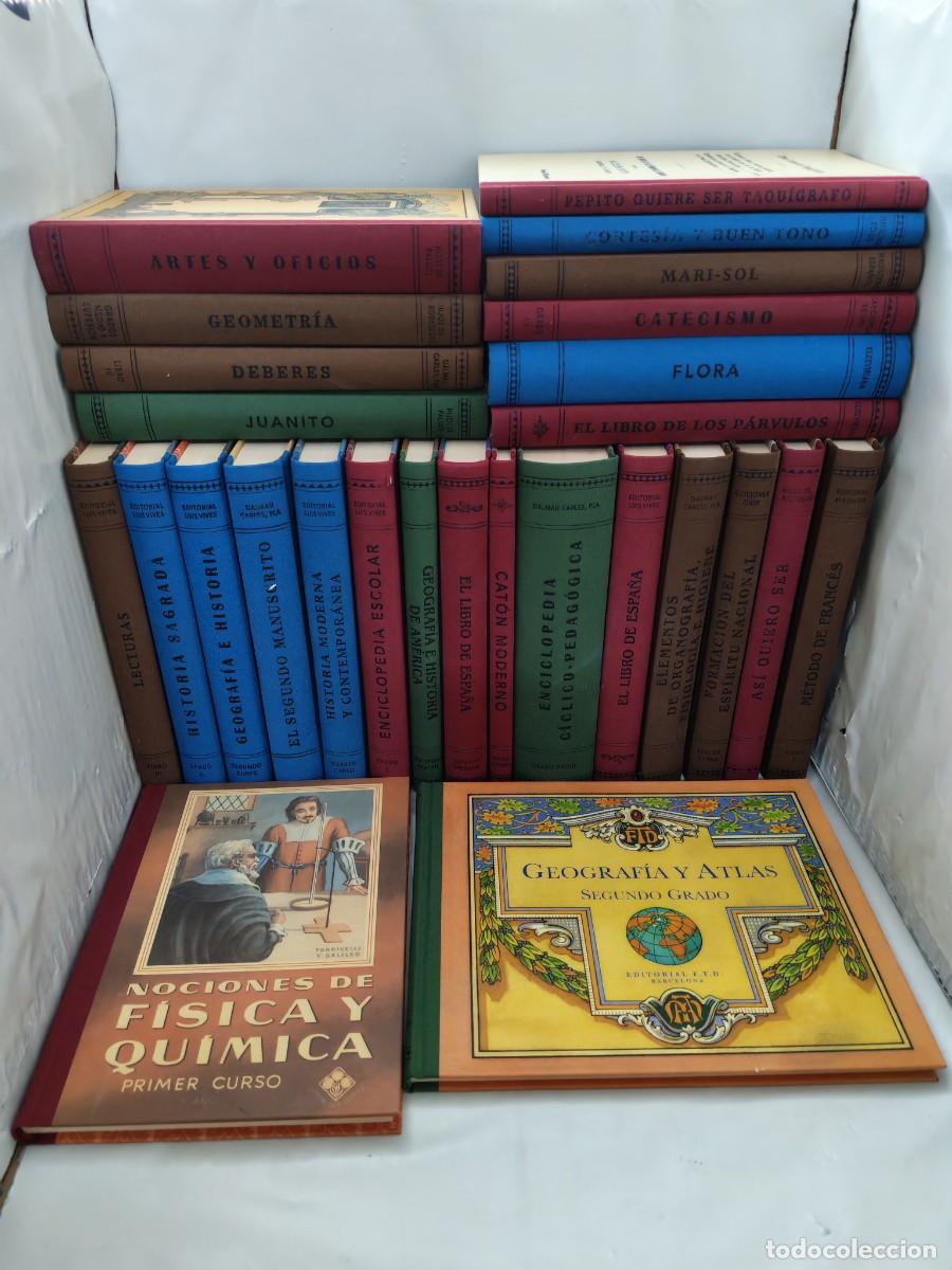 Libri di seconda mano: PACK 26 Libros RBA de Texto Facs&iacute;miles de Ediciones 1960 aprox (Tapas duras, PERFECTO ESTADO)