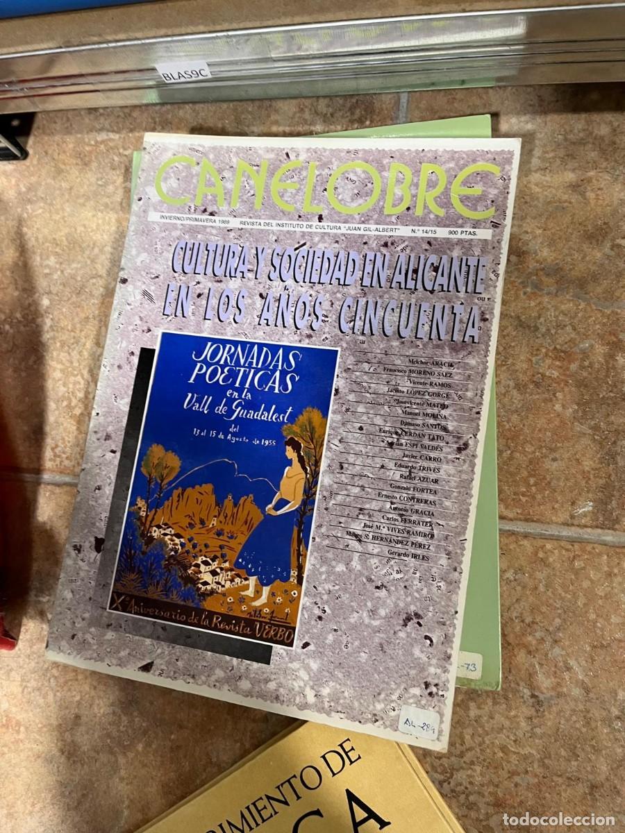 Libros de segunda mano: BLAS9C CANELOBRE (NUMERO 14 - 15) CULTURA Y SOCIEDAD EN ALICANTE EN LOS A&Ntilde;OS CINCUENTA
