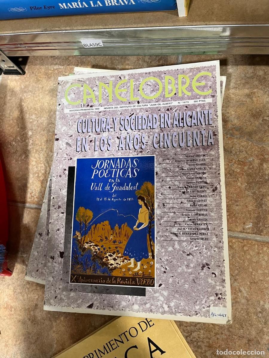 Libros de segunda mano: BLAS9C CANELOBRE (NUMERO 14 - 15) CULTURA Y SOCIEDAD EN ALICANTE EN LOS A&Ntilde;OS CINCUENTA
