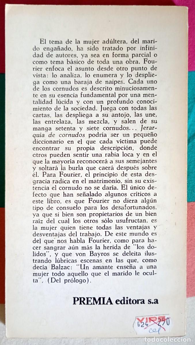 Libros de segunda mano: Charles Fourier . Jerarqu&iacute;a de cornudos - Foto 2