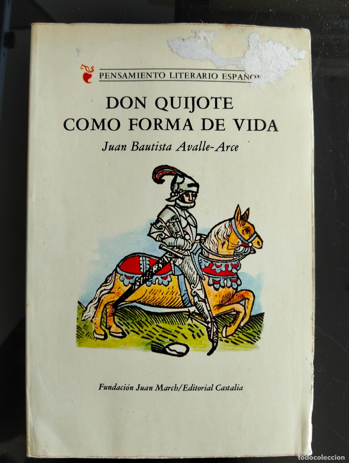 Libros de segunda mano: Cervantino. Quijote como Forma de Vida, Juan Bautista Avalle, Fund. March,1976 VISITA CATALOGO L54