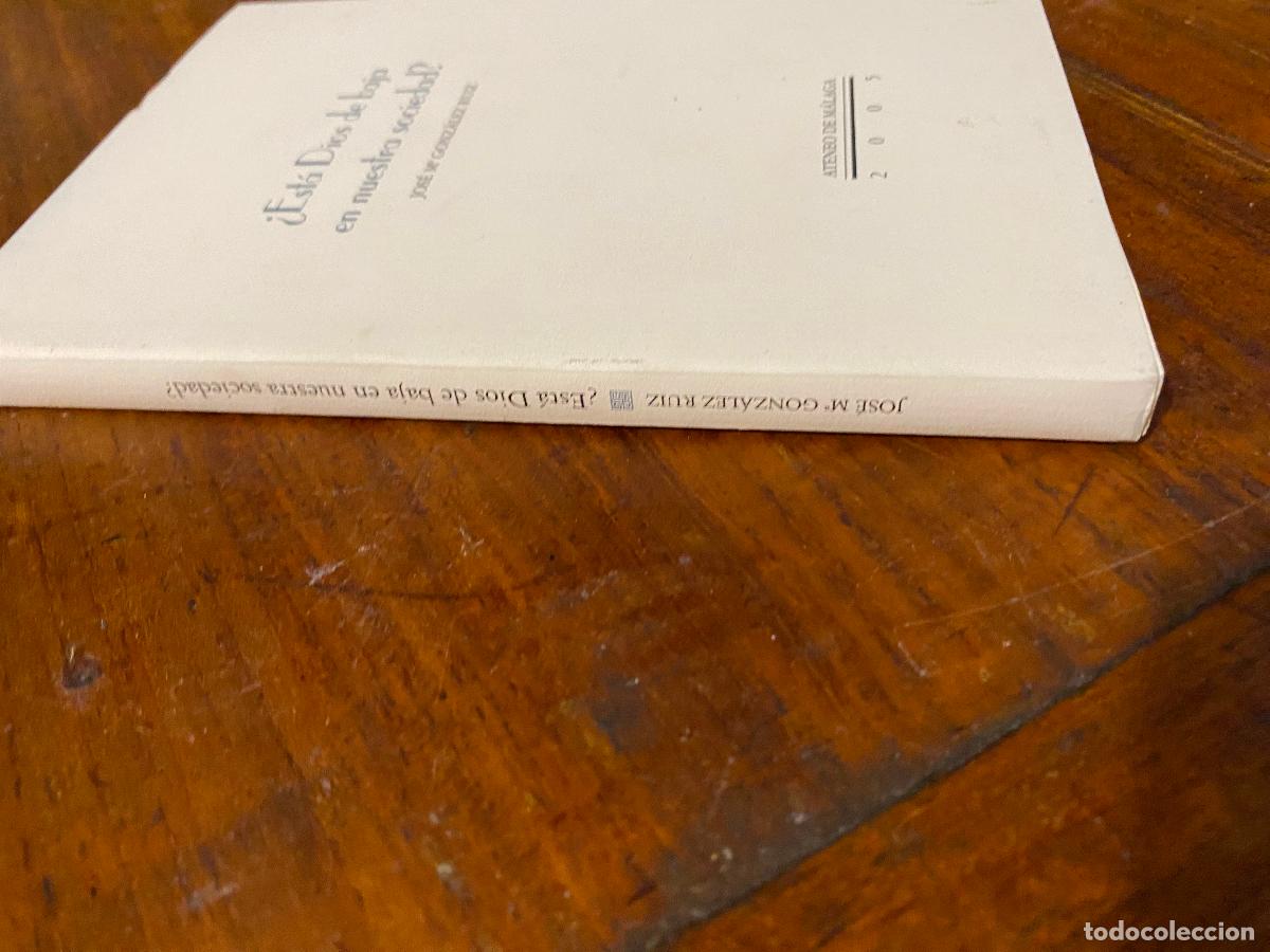 Libros de segunda mano: &iquest;Est&aacute; Dios de baja en nuestra sociedad? 2005 Jos&eacute; Mar&iacute;a Gonz&aacute;lez Ruiz.