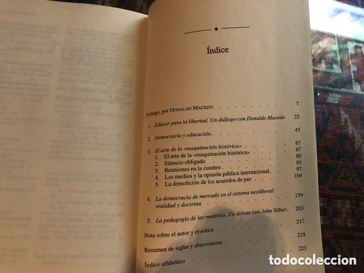 Libros de segunda mano: La (des) educaci&oacute;n. Noam Chomsky. Austral n&ordm; 757 - Foto 4
