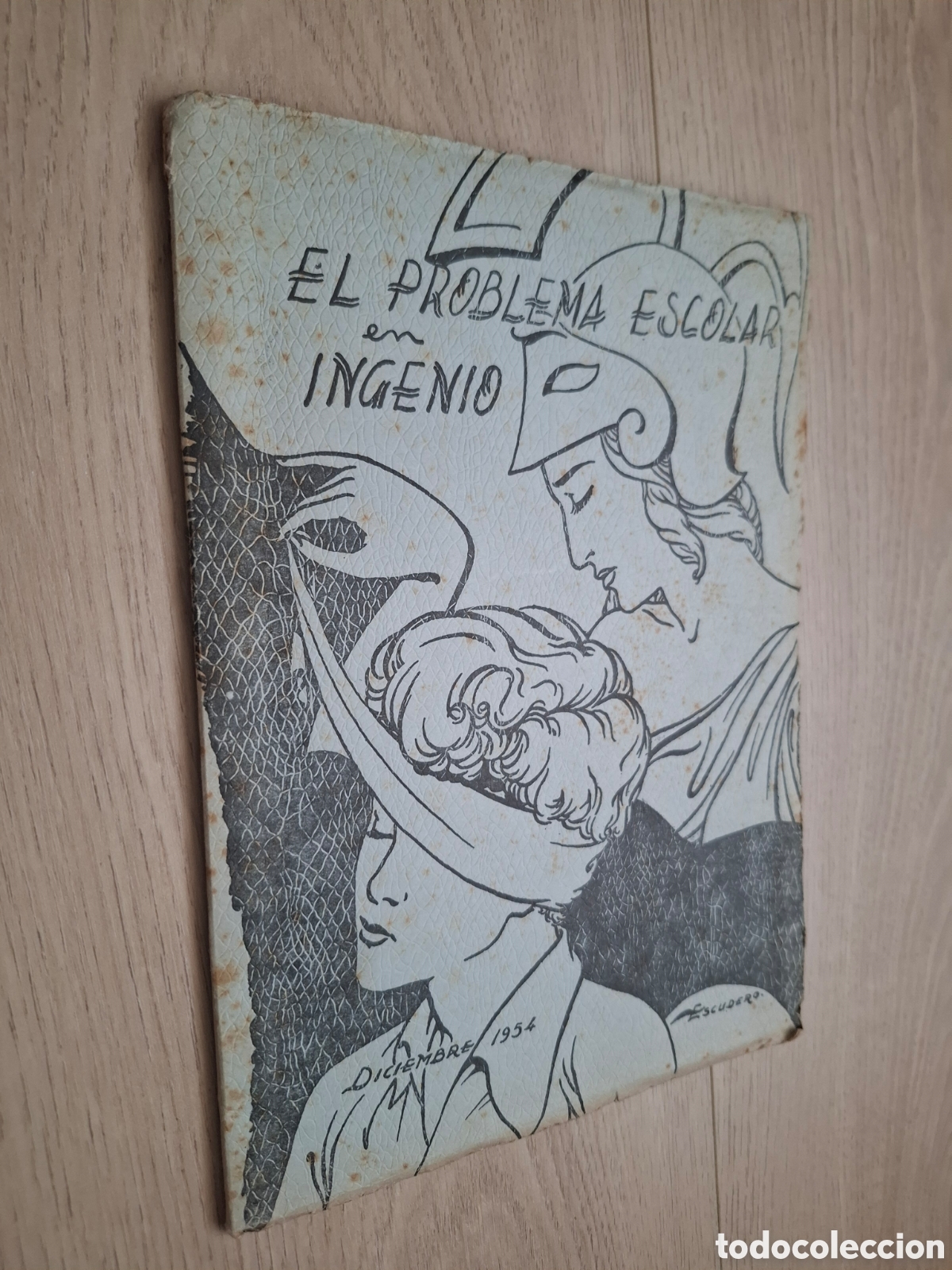 Libros de segunda mano: El problema escolar en Ingenio, Gran Canaria, por Jos&eacute; S&aacute;nchez y S&aacute;nchez, 1954 dedicatoria aut&oacute;grafa