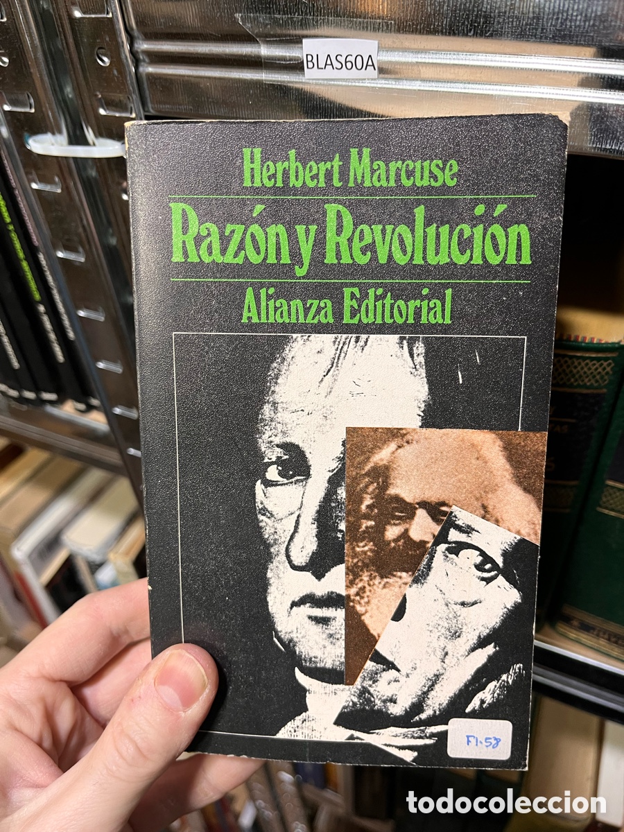 Libros de segunda mano: BLAS60A Herbert Marcuse Raz&oacute;n y Revoluci&oacute;n Alianza Editorial