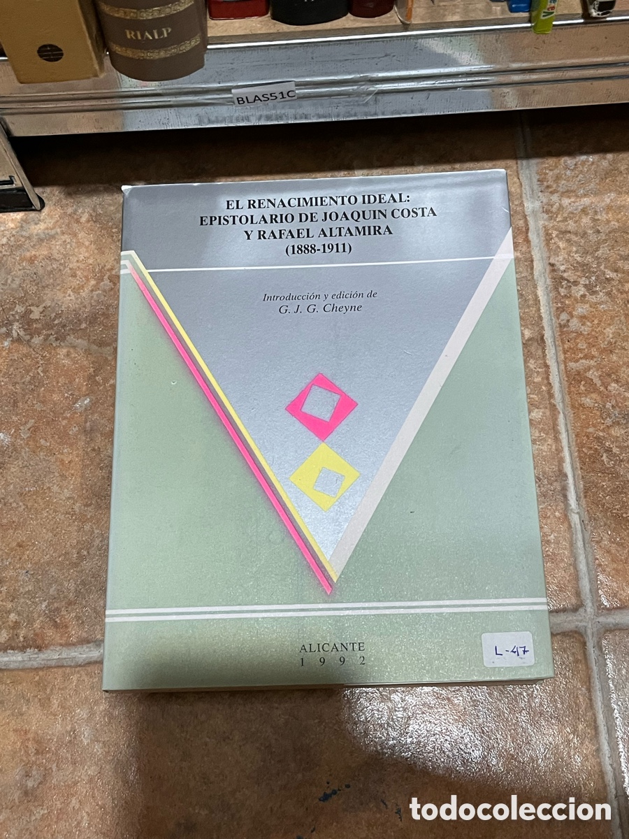 Libros de segunda mano: BLAS51C EL RENACIMIENTO IDEAL: EPISTOLARIO DE JOAQUIN COSTA Y RAFAEL ALTAMIRA (1888-1911)