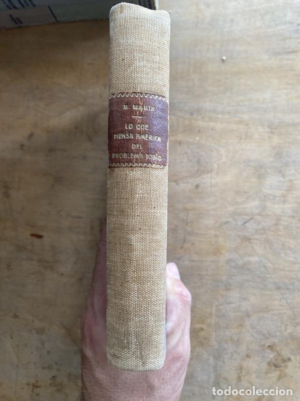 Libros de segunda mano: Lo que piensa America del problema judio - Marin R.