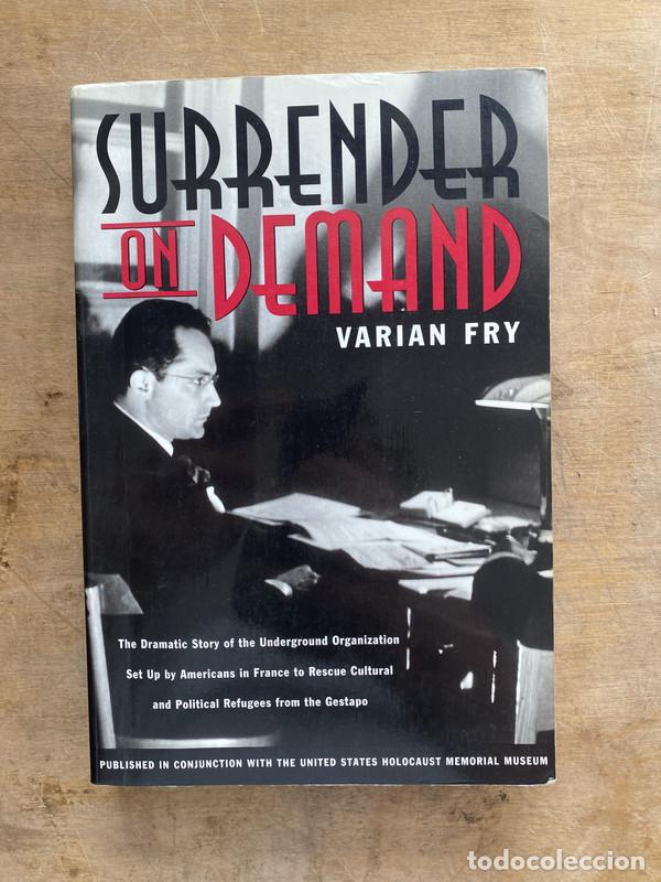Libros de segunda mano: Surrender on demand - Fry Varian