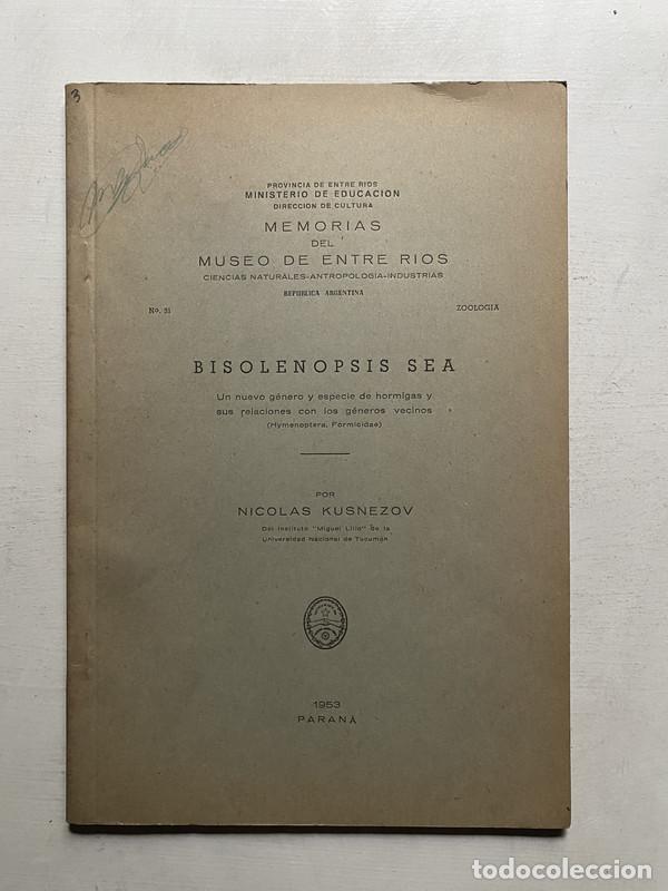 Second hand books: Bisolenopsis sea - Kusnezov Nicolas