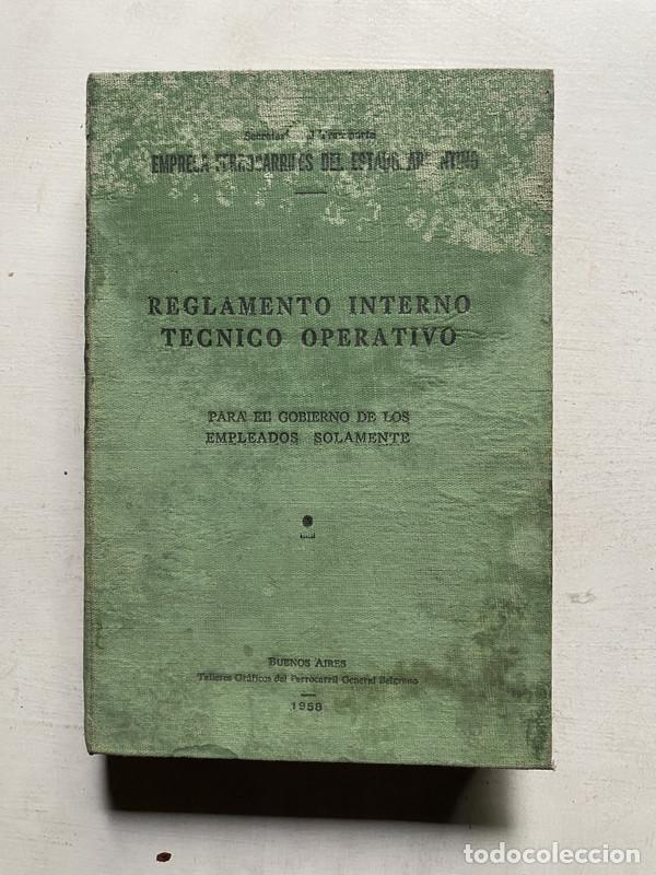 Second hand books: Reglamento interno tecnico operativo - Empresa ferrocarriles del estado