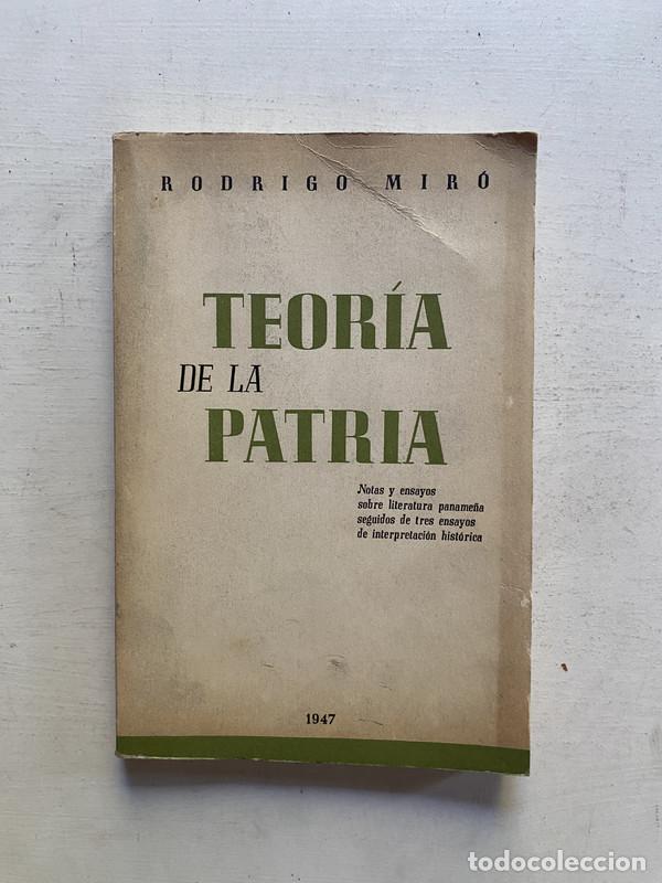 Libros de segunda mano: Teoria de la patria - Miro Rodrigo - Foto 1