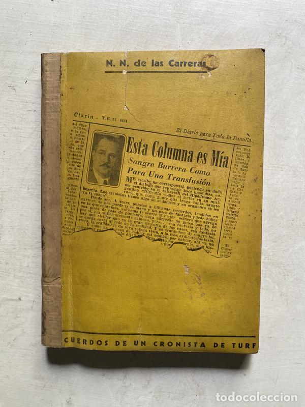 Gebrauchte B&uuml;cher: Recuerdos de un Cronista de Turf - N. N. de las Carreras