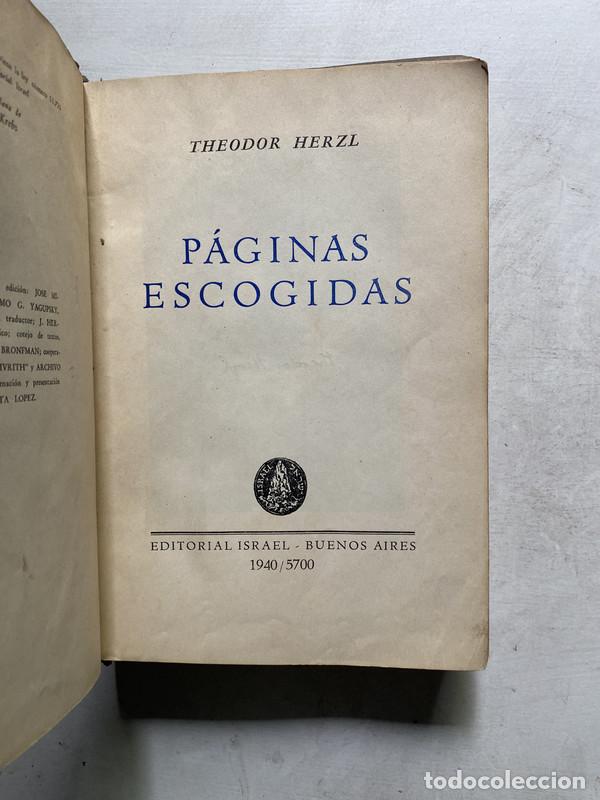 Gebrauchte B&uuml;cher: Paginas Escogidas - Herzl Theodor