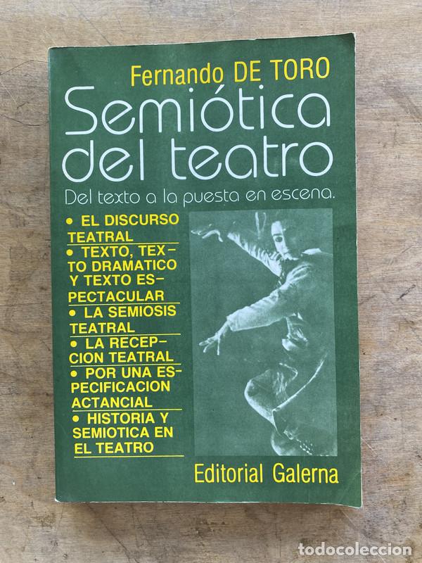 Livres d'occasion: Semiotica del teatro - De Toro Fernando