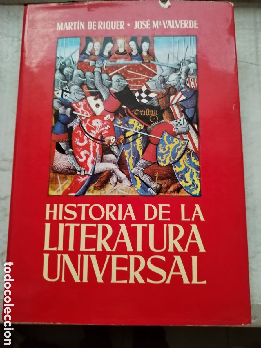 Libros de segunda mano: HISTORIA DE LA LITERATURA UNIVERSAL/MART&Iacute;N DE RIQUER