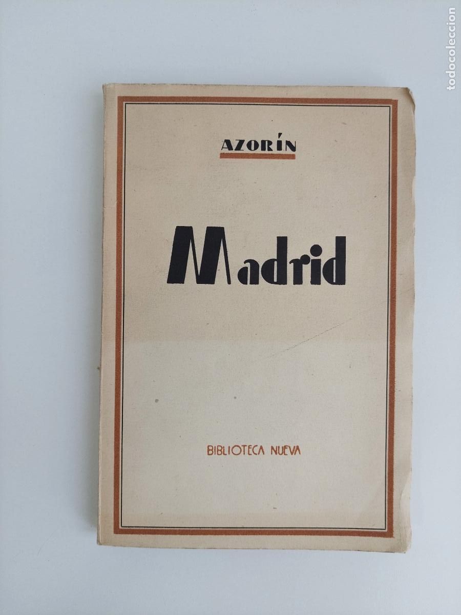 Libros de segunda mano: Madrid - Azor&iacute;n,