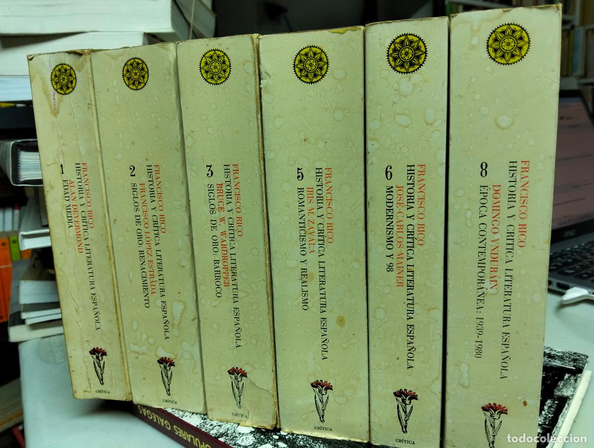 Libros de segunda mano: Historia y Critica de la Literatura Espa&ntilde;ola, Francisco Rico, ed. Critica, 1981 VISITA CATALOGO L54
