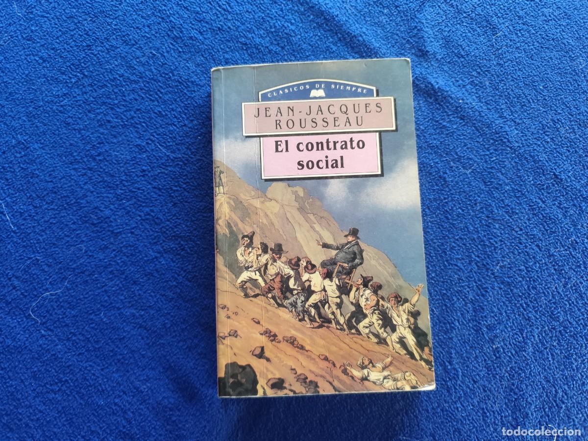 Libros de segunda mano: El Contrato Social Jean Jacques Rouseau M.E. Editores 1993 Colecci&oacute;n Cl&aacute;sicos de Siempre.