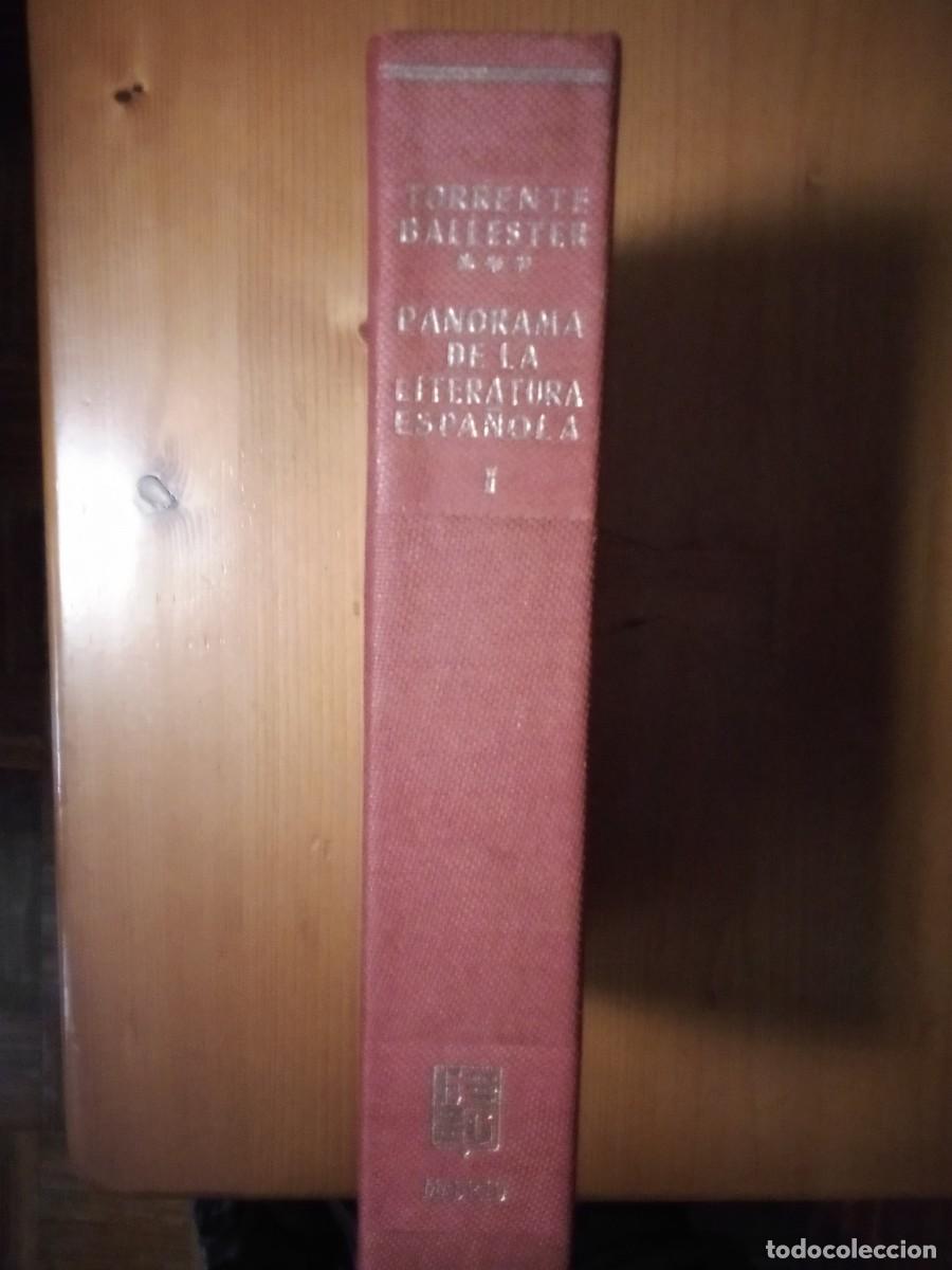 Libros de segunda mano: PANORAMA DE LA LITERATURA ESPA&Ntilde;OLA I, GONZALO TORRENTE BALLESTER, EDICIONES GUADARRAMA, 1961