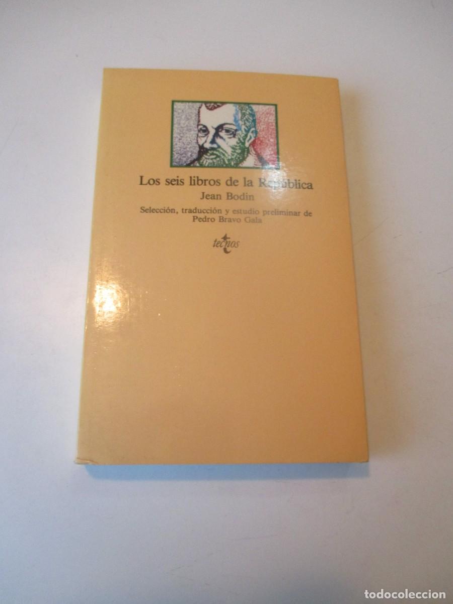 Libros de segunda mano: JEAN BODIN Los seis libros de la rep&uacute;blica W39886
