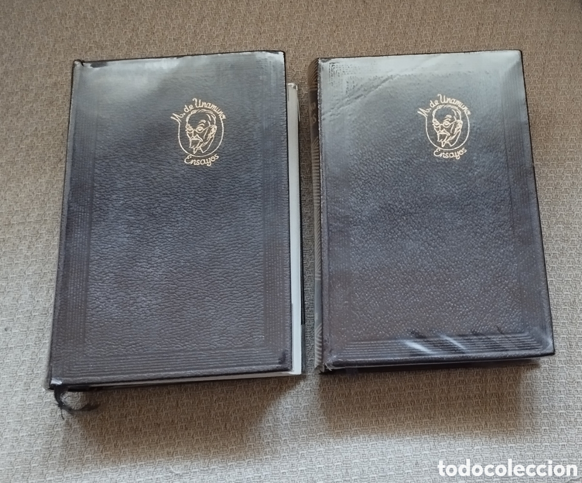 Libros de segunda mano: UNAMUNO ENSAYOS TOMOS l Y ll PRIMERA REIMPRESI&Oacute;N 1970