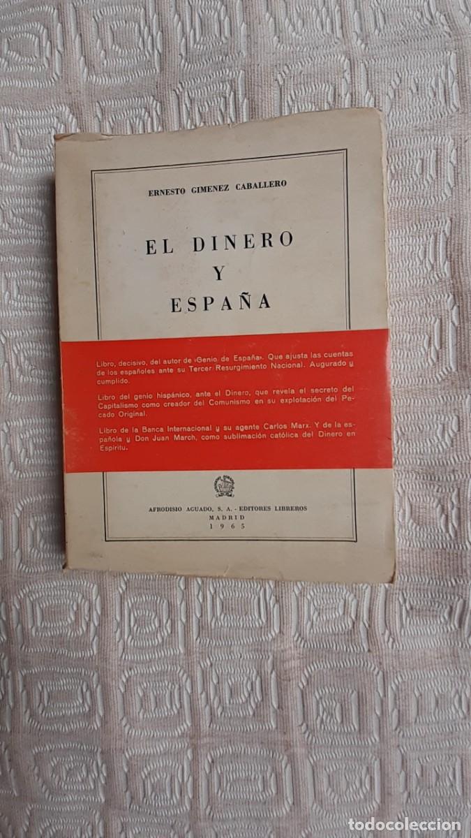 Libros de segunda mano: El dinero y Espa&ntilde;a.- E Gim&eacute;nez Caballero - Foto 1
