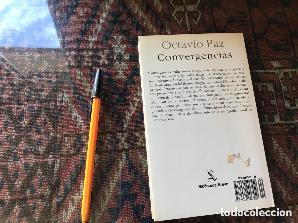 Libros de segunda mano: Convergencias. Octavio Paz. Seix Barral - Foto 3