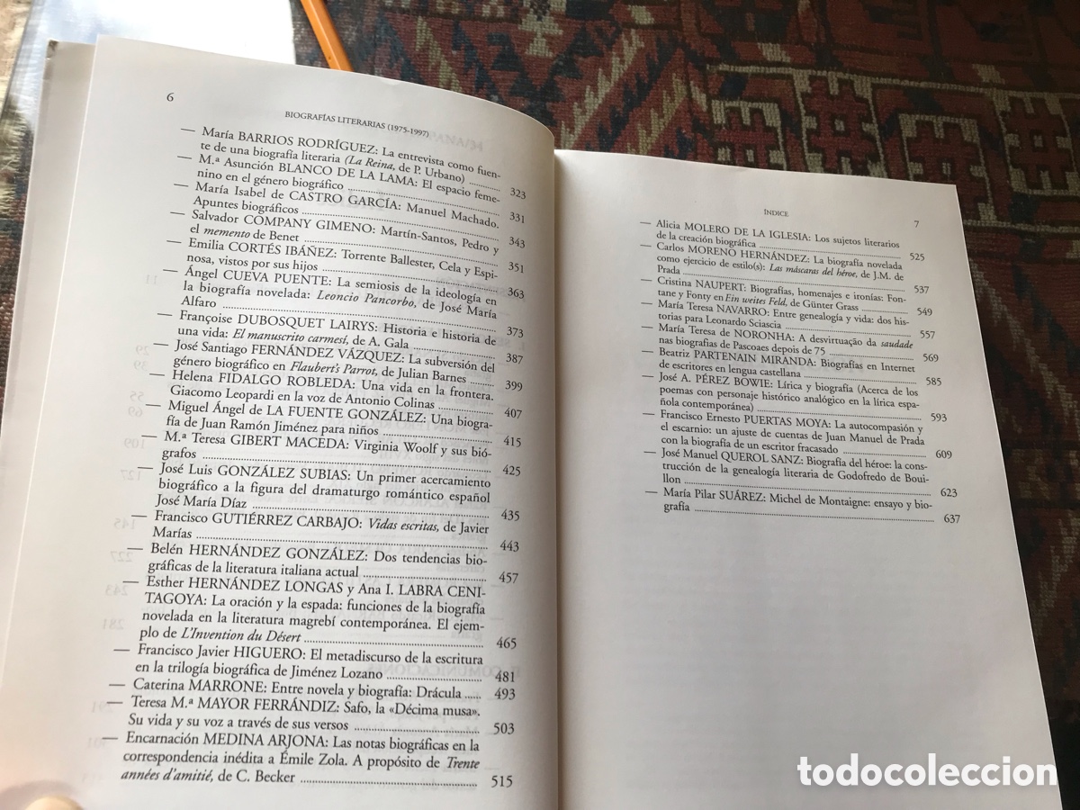Libros de segunda mano: Biograf&iacute;as literarias (1975-1997). Visor Libros - Foto 4